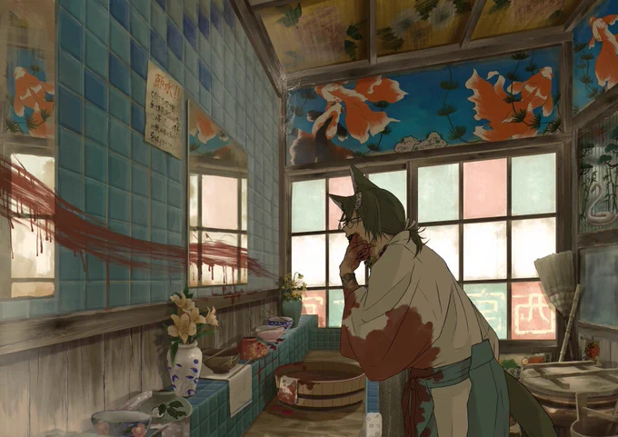 #冬の創作クラスタフォロー祭り本垢()が永久凍結されてしまいました…。どこか懐かしい田舎の風景と不気味さが漂う絵を目指して描いています。是非また改めてよろしくお願いします 