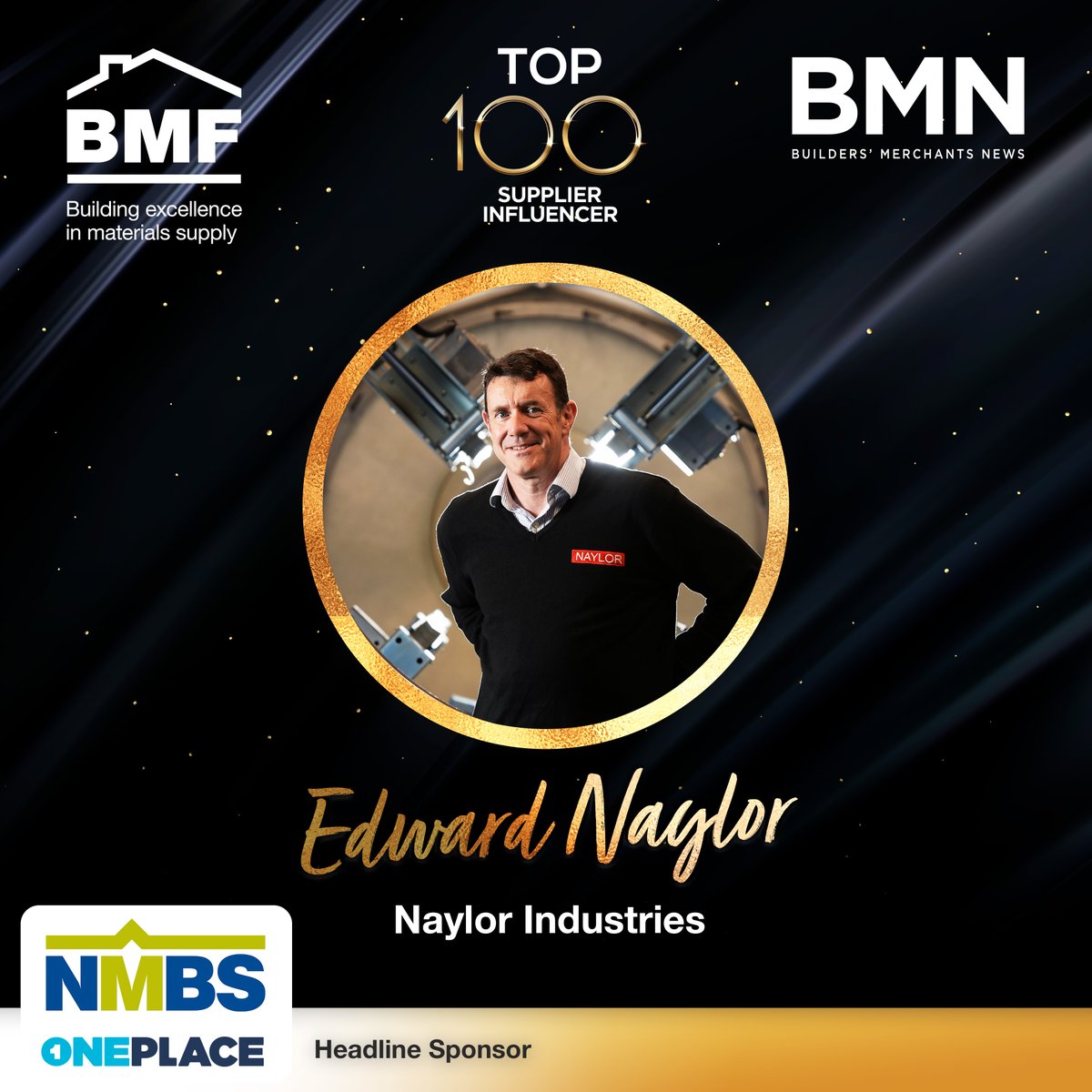 We are so proud that Edward Naylor has been nominated as one of the Top 100 Supplier Influencers by national trade body BMF.

#influencer #naylor #buildersmerchants #supplier #manufacturer #construction 
#BuildersMerchantsFederation