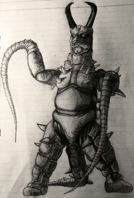 #初投稿の絵と今の絵を比べる 
ジャンルと作業環境の変貌をひしひしと感じてます 