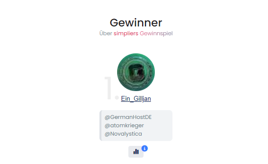 GermanHostDE's tweet photo. Der frühe Vogel, fängt dem Wurm! Los geht's mit der Auflösung.

Gewonnen hat: @Ein_Gilljan 
Herzlichen Glückwunsch! <3

Bitte melde Dich innerhalb der nächsten 48 Stunden über einen dir beliebten Kontaktweg, ansonsten verfällt der Gewinn und wir losen erneut aus. https://t.co/EnPbmHz91b