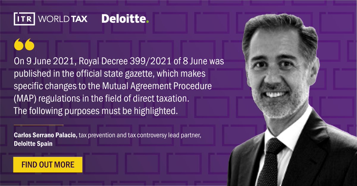 Tax Controversy Leaders Interviews

Interview with Carlos Serrano Palacio, tax prevention and tax controversy lead partner, <a href="/Deloitte_Spain_/">Deloitte_Spain</a> spr.ly/60133cyZX