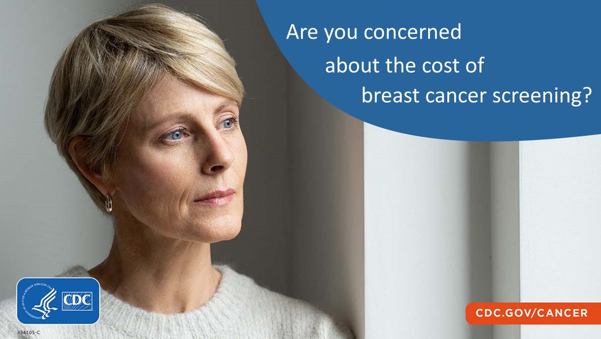 CDC_Cancer's tweet image. Sometimes #BreastCancer has no symptoms, no warning signs…not even a lump. If you have trouble paying for breast cancer screening, CDC offers free or low-cost screenings to women who qualify. bit.ly/3NP4A0f
#CDCcancer