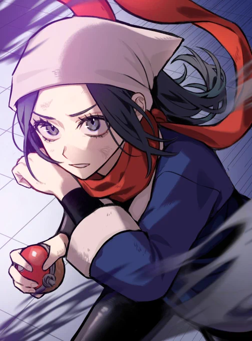 バトル中のショさん勇ましくかっこよくあれの絵 