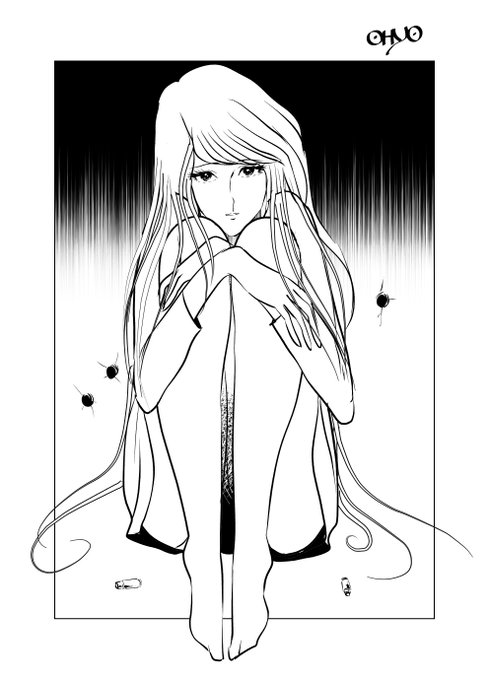 零式体育座り
松本零士先生は間違いなく僕の絵描きの原点です。
小学生時代に見た「パニックワールド」の
インパクトはとてつもないもので、
僕の中の全てが詰まってます。
描くと当時の自分の夢とロマンがいつでも
よみがえってくるのです。 