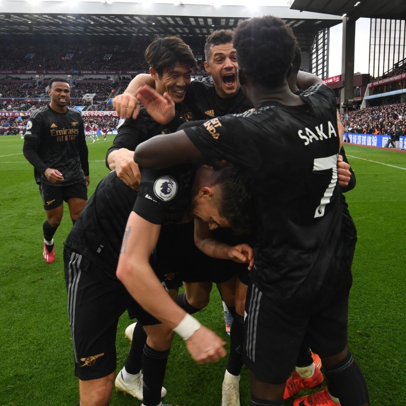 Arsenal's tweet photo. 📸 Picture perfect

Check out all the snaps from our 4-2 victory over Aston Villa from Saturday 👇
