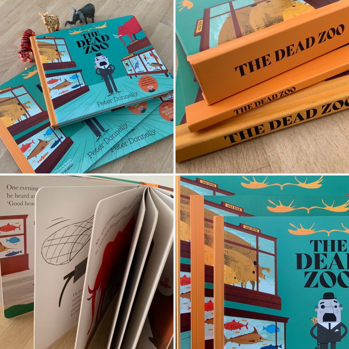 Peter Donnelly (@donnellypa) on Twitter photo Delighted to introduce you to the newest addition to ‘The Dead Zoo’ family.
From February 23rd you will be able to buy ‘The Dead Zoo’ as a sturdy board book from all good books shops and online. It’s beautifully produced by <a href="/Gill_Books/">Gill Books</a> with state of the art roundy corners 😁 Delighted to introduce you to the newest addition to ‘The Dead Zoo’ family.
From February 23rd you will be able to buy ‘The Dead Zoo’ as a sturdy board book from all good books shops and online. It’s beautifully produced by <a href="/Gill_Books/">Gill Books</a> with state of the art roundy corners 😁