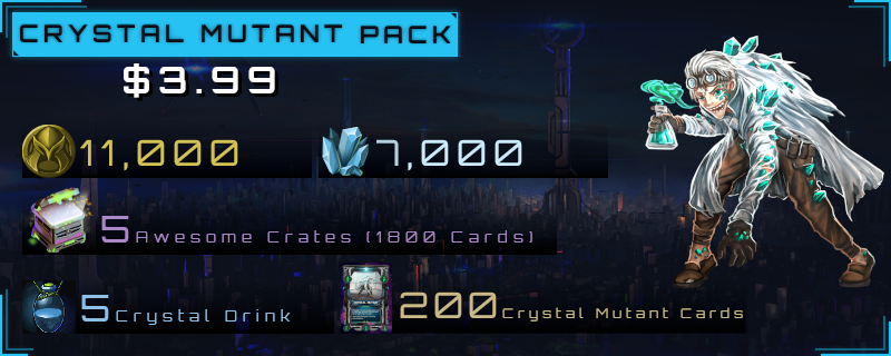 CMG_network's tweet photo. 🎁 Pack #Giveaway - The Crystal Mutant Pack!
😎5 Winners!🎮
🚀2 simple steps to participate:
➡️Follow us on Twitter! (@ULTERAonline &amp; @CMG_network)
➡️Like &amp; RT this tweet!
🏆Draw on 28th, February! Go Go Go!😎

#Giveaways #CMG #P2E #P2EGame https://t.co/8gkdqJ36Cx