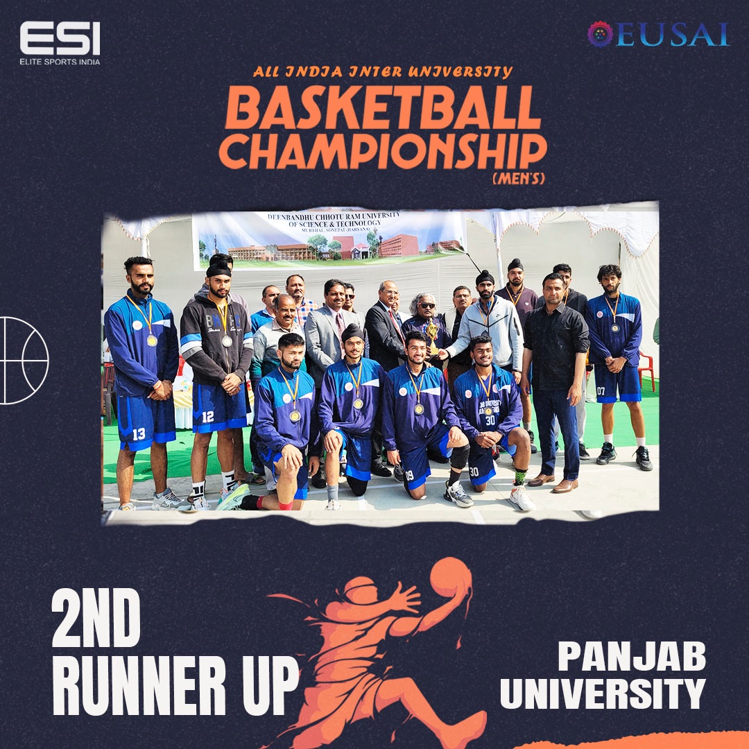 The hardwork did pay-off in the end as the University of Panjab sit in the third place in the All India Inter-University Men’s Basketball Championship.🥉
#basketball #universitysports #aiu #eliteprobasketballleague #ballers #basketballindia #epbl #proleague #teams #champions