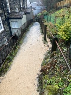 MortimerAlison's tweet photo. Quality building project in Ambleside. @lakedistrictnpa @EnvAgencyNW @unitedutilities https://t.co/gpL9uZGMib