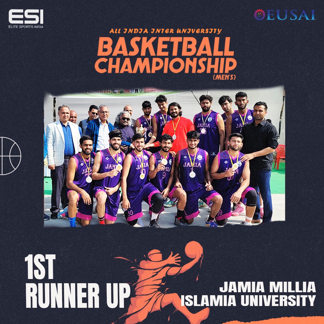 Humble in victory but gracious in defeat. Congratulations to our second placed winners in the All India Inter-university Men’s Basketball Championship🏀
#basketball #universitysports #aiu #eliteprobasketballleague #ballers #basketballindia #epbl #proleague #teams #champions