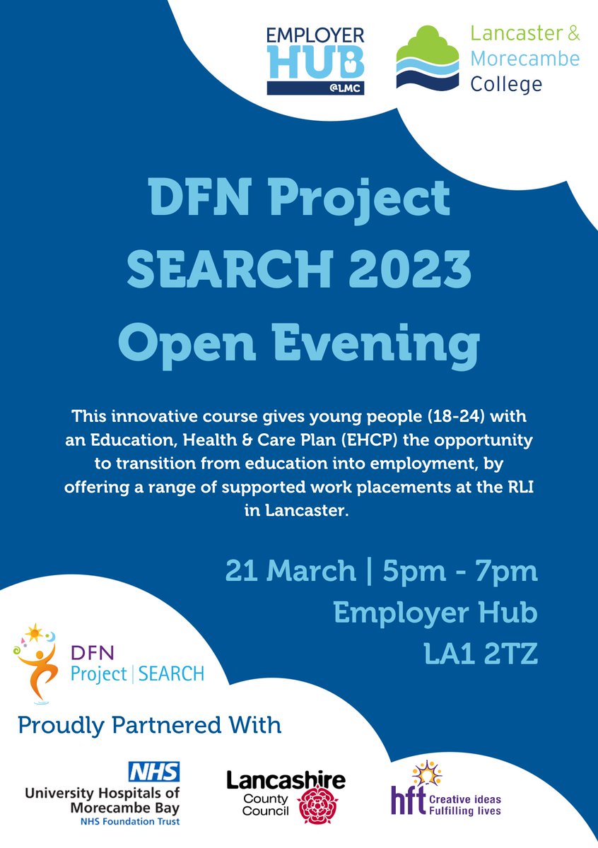 DFNPS_RLI's tweet image. We have an interest event for the NHS internship on the 21st March 2023! This will take place at Lancaster and Morecambe College. If you are interested come along!