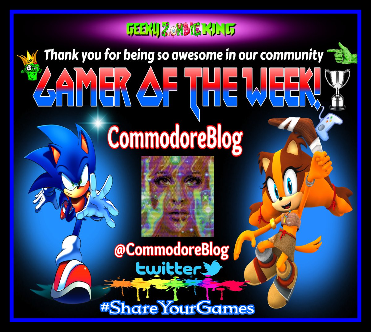 Geeky Zombie King (@geekyzombieking) on Twitter photo #GamerOfTheWeek goes out to <a href="/CommodoreBlog/">CommodoreBlog</a> Congrats!
A gamer in our community that loves retro games and Classic PC games like the Commodore 64 & Amiga and other PC retro systems! Be sure to stop by and check it out and give a awesome follow while you're there!
#ShareYourGames #GamerOfTheWeek goes out to <a href="/CommodoreBlog/">CommodoreBlog</a> Congrats!
A gamer in our community that loves retro games and Classic PC games like the Commodore 64 & Amiga and other PC retro systems! Be sure to stop by and check it out and give a awesome follow while you're there!
#ShareYourGames