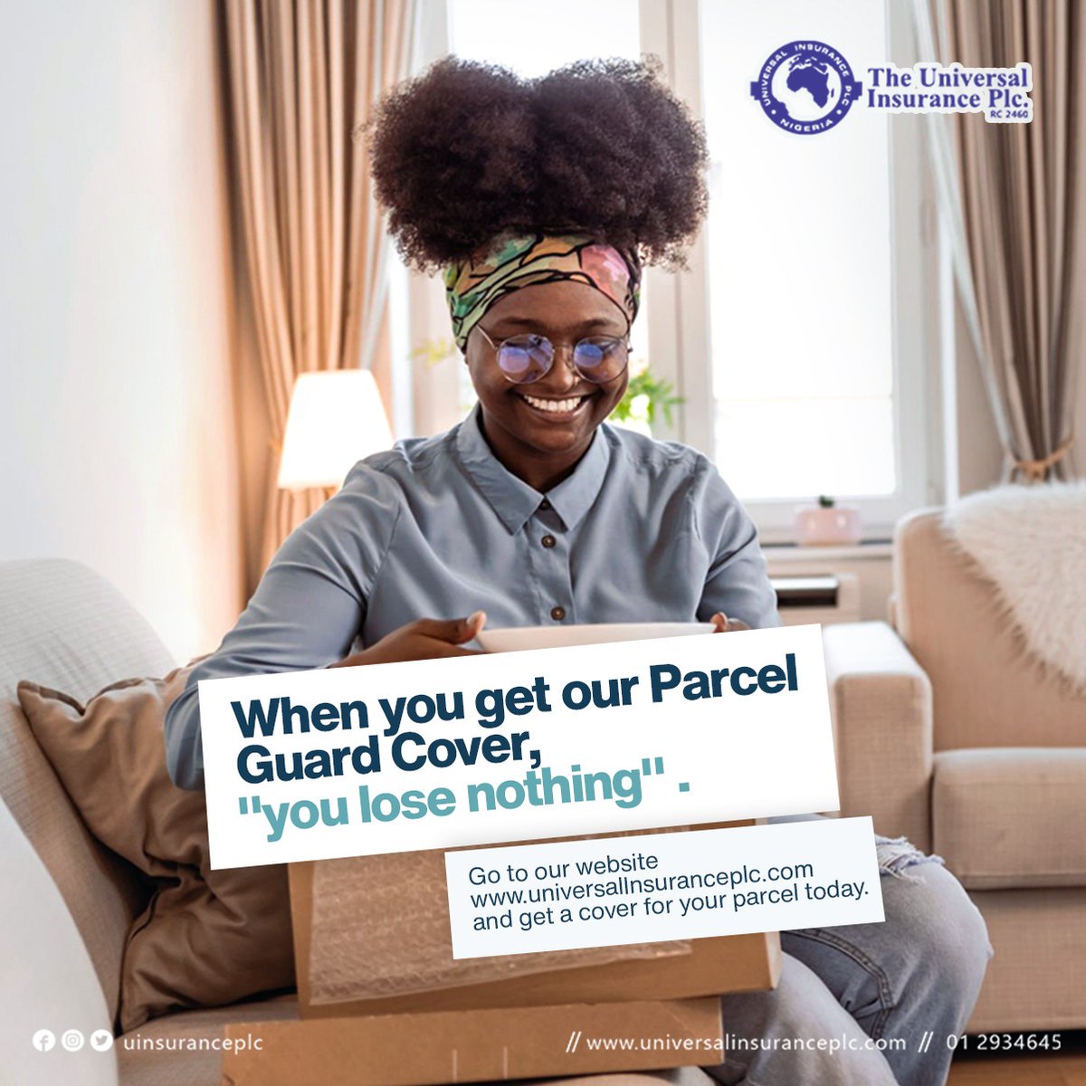 uinsuranceplc's tweet photo. Insure it and know it’s covered. 

Go to https://t.co/6gGF2mQtRd and insure your parcel to enjoy rest of mind. 

#parcelguard #restofmind #universalinsuranceplc https://t.co/VVEfEbDgt2