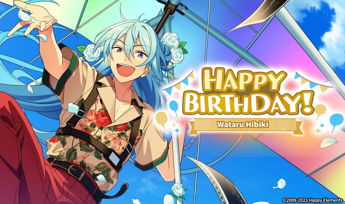 enstarsmusic_EN's tweet photo. 🎉Today is the birthday of Wataru Hibiki!

🎂Happy Birthday to Wataru!

🎁RT&amp;❤️: 
2 producers: 10 DIA Scout Tickets.

#EnsembleStarsMusic https://t.co/tO2CYm2YPc