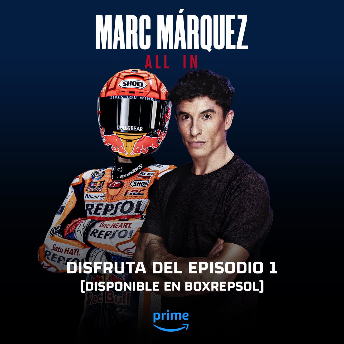 box_repsol's tweet image. ¿Qué mejor que combatir el lunes que con un plan de palomitas, sofá y manta?😏 ¡Disfruta del primer capítulo de #MarcMarquezALLIN en #BoxRepsol!💥

Accede a través del siguiente link👉box.repsol.info/3IzbAO7 

#MM93
#ALLIN