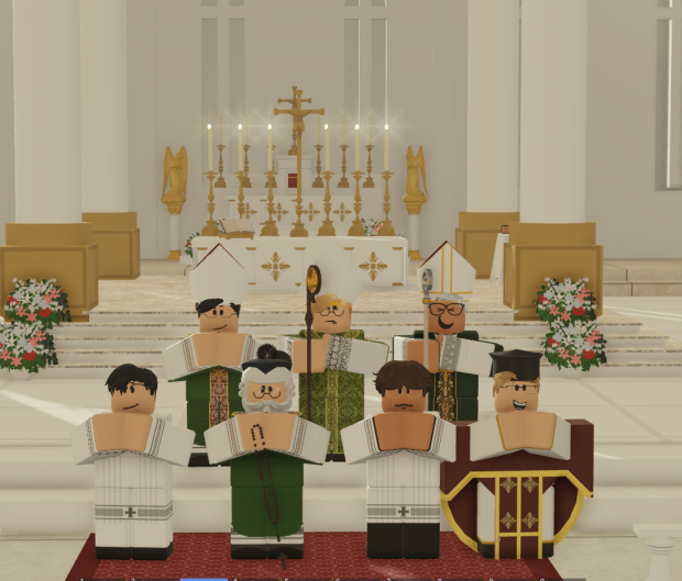 AciRoblox's tweet photo. Yesterday the installation of the new bishop of Berlin was celebrated. The event was chaired by the Vatican Secretary of State and accompanied by various clergy from the Diocese of Berlin and other dioceses https://t.co/1tOip02zLC
