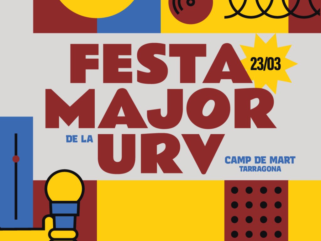 🥳 La #URV celebrarà la seva Festa Major el dijous 23 de març als jardins del Camp de Mart de Tarragona amb una programació de diferents activitats lúdiques i culturals: vermut electrònic, dinar popular i actuacions, entre d'altres.

#comunitatURV

👉 diaridigital.urv.cat/la-festa-major…