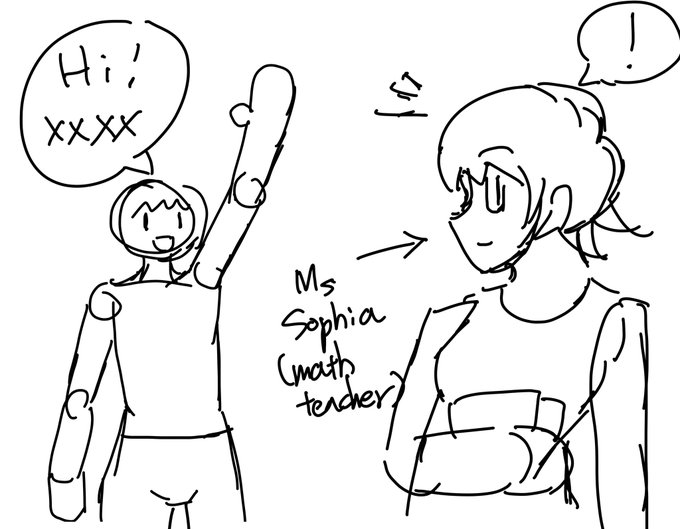 Hey guys!
I have one question
If you are gonna call this teacher, what you say?
"Teacher!"
"Ms Sophia!"
or
"Math teacher!"
🤔? 