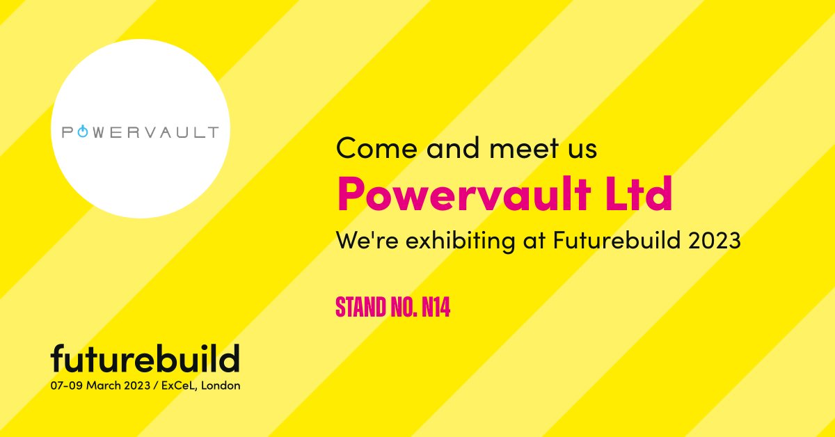 Work in the #builtenvironment? Visit us at @FuturebuildNow, March 7-9, in London, to discover how our smart battery storage solutions are game changers for the modern smart home. Come and see us at stand N14: register.visitcloud.com/survey/10spgfv… #homeenergy #storage #installers #developers