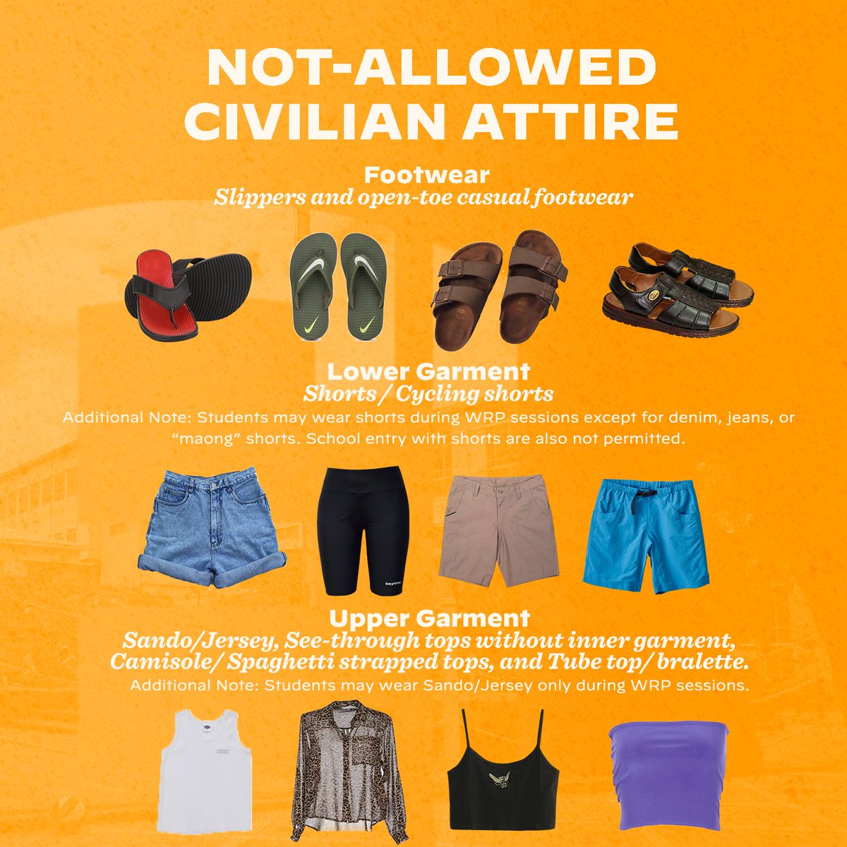 #TamsTakeNote

We heard you, Tams!

Please be guided with the new guidelines regarding the school and civilian attire effective on March 1, 2023.