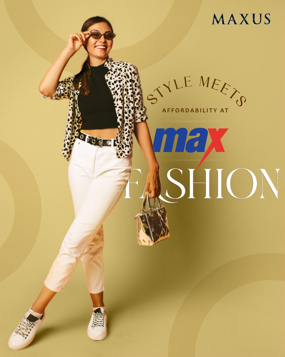 Check out the chic & classy collection at #MaxFashion, #MaxusMall.

#Malls #MiraRoad #Bhayander #Shopping #Borivali #Pantaloons #Max #Trends #MallsInMumbai #Maharashtra #Bhavnagar #Fashion #LatestTrends #OOTD #FashionOutfit #FashionStyle #FashionTrends #Fashioninsta #FashionGoals