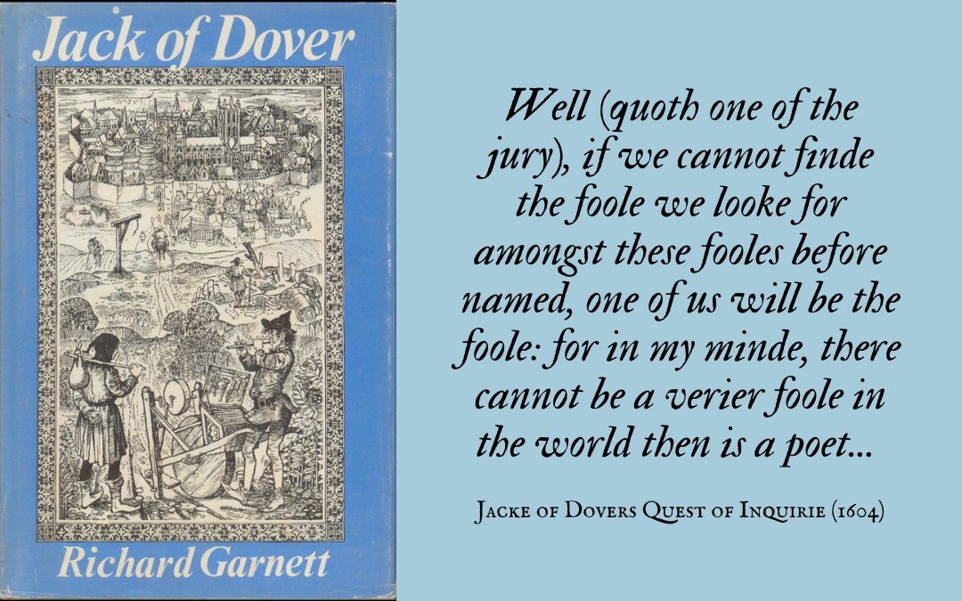 desfouspartout's tweet photo. A merry 17th century #quest for the biggest #fool in England concludes that #poets take the biscuit - echoing the occasional overlap between court #poet and #courtjester: https://t.co/1B1WUrzCuS #jesters #foolsareeverywhere #fools #quote #quotes https://t.co/Y75cm2BAV9