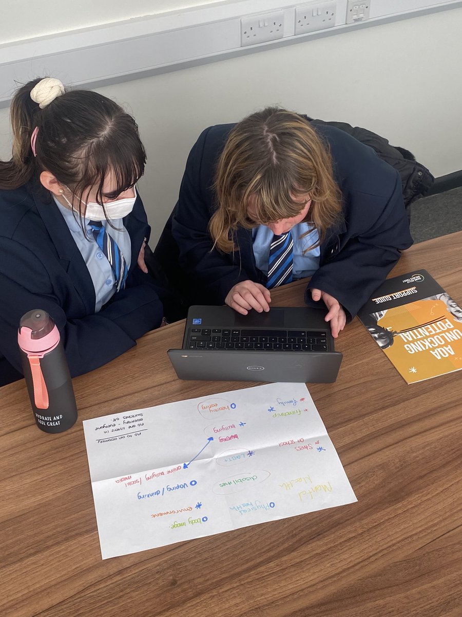 Another day <a href="/PrioryPembroke/">Priory Pembroke Academy</a> on the <a href="/DameKellysTrust/">DameKellyHolmesTrust</a> <a href="/AQA/">AQA</a> #UnlockingPotential program. Planning the social action plan first up with the girls 🙌🏻