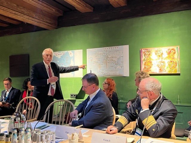 Benedikt Franke (@frankebenedikt) on Twitter photo One of my favourite #MunichMoments! <a href="/SenAngusKing/">Senator Angus King</a> taping two maps to the wall to talk participants of our <a href="/MunSecConf/">Munich Security Conference</a> Arctic Security Roundtable (co-hosted with <a href="/nupinytt/">NUPI</a> and <a href="/PolarInstitute/">Polar Institute</a>) through current developments in the region. #MSC2023 One of my favourite #MunichMoments! <a href="/SenAngusKing/">Senator Angus King</a> taping two maps to the wall to talk participants of our <a href="/MunSecConf/">Munich Security Conference</a> Arctic Security Roundtable (co-hosted with <a href="/nupinytt/">NUPI</a> and <a href="/PolarInstitute/">Polar Institute</a>) through current developments in the region. #MSC2023