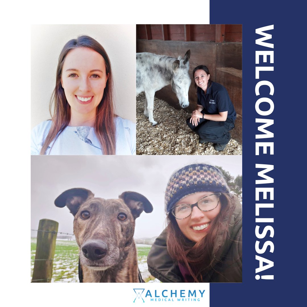 Alchemy is welcoming Dr Melissa Baker, the next of our three new stellar #medicalwriter recruits, to the A-Team this week!🥳

We are thrilled to be welcoming another member of #TeamVet

Find out more here: linkedin.com/posts/alchemy-… 

#vsgd #vet #medicalwriting