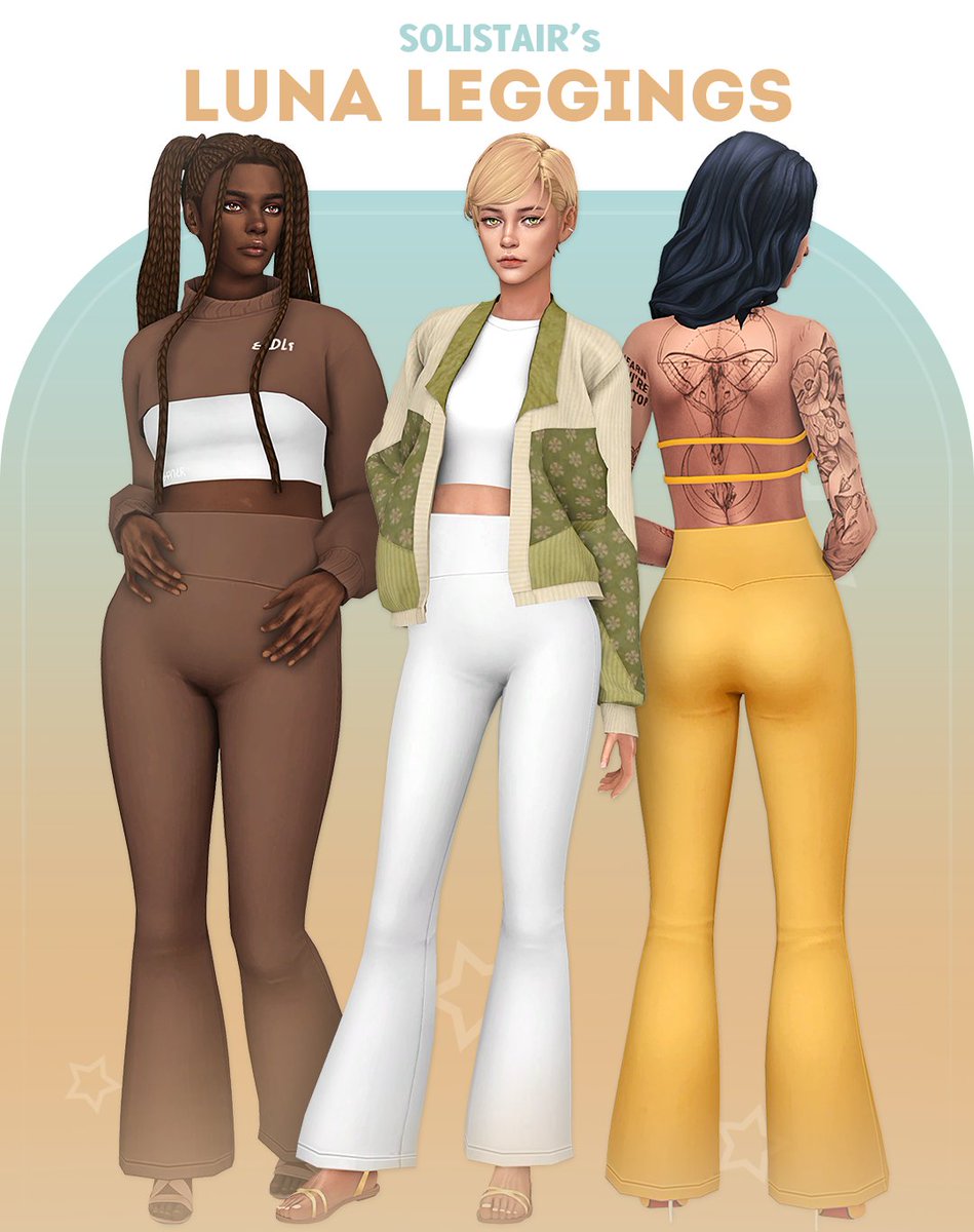 Chiotails's tweet photo. ✨ COMFY FASHION✨ Stylish, casual, comfy, sporty, classy, elegant - high waisted fashion that can be matched and used in so many styles!💖 #ts4 #ts4cc #ts4mm➡️ https://t.co/jYsFvGgNcw https://t.co/bnUXvKeFmR