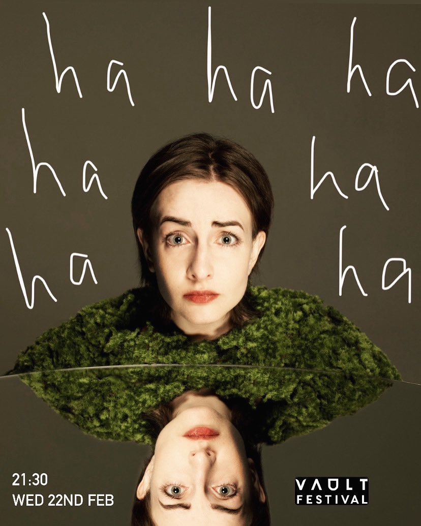 This WED 22nd Feb 21:30! Doing my new show HA HA HA HA HA HA HA
It could be hahaha or hehe. Come if you like your comedy raw and bloody 🥩 @VAULTFestival 🥩🍷
tickets to WIP in bio