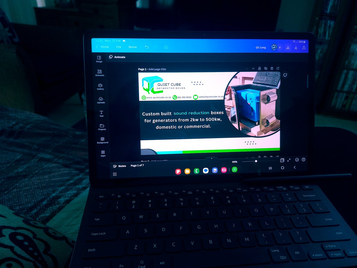 HoBoParker03's tweet image. So instead of upgrading my phone this year I decided to upgrade to a Samsung Tab S7 FE. It&apos;s a beaut 🥰 and lets me work in bed, during loadshedding and when I am away.
#Samsung #SamsungTab Also, it came with 6 months of Clip Studio 🎊