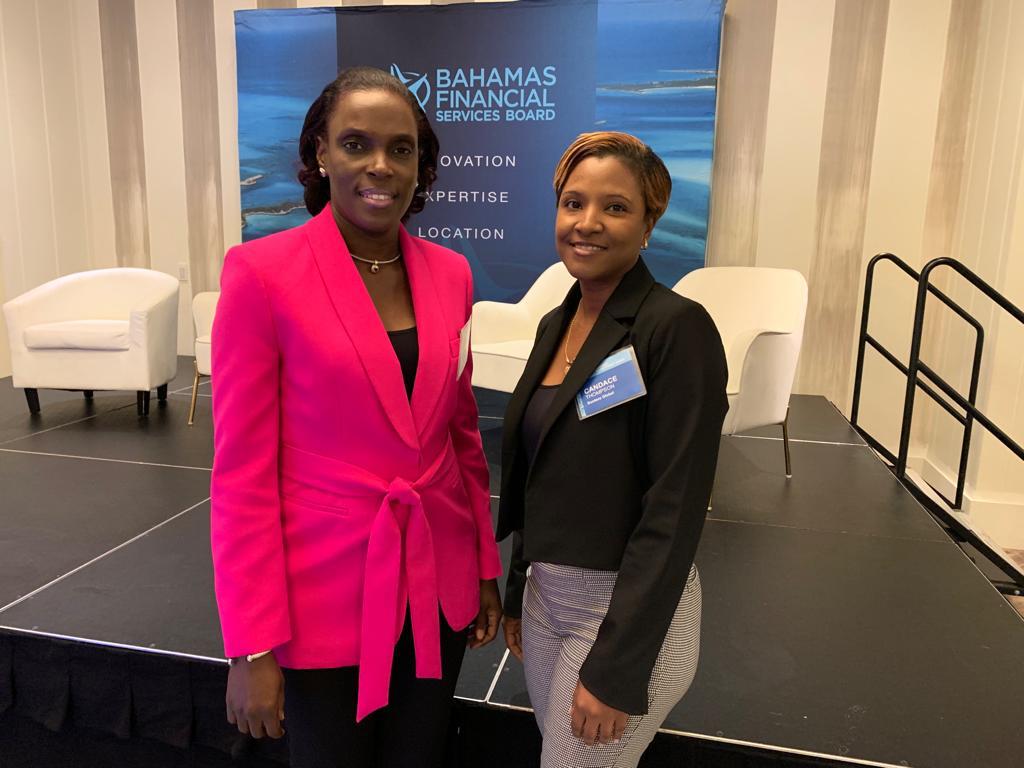 Lashan Pratt, Senior #Trust Officer & Candace Thompson, Head of #Compliance of #Bahamas, attended the @BFSB_Official #TaxEnforcement Without Borders Seminar. Visit hubs.la/Q01CRdPt0 for more info about this event.

#SunteraBahamas #bahamasfinancialservicesboard #tax #trust