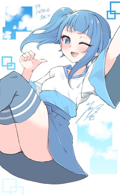 プリキュアのソラ ハレワタールちゃん描きました( ੭˙꒳ ˙)੭
#precure 