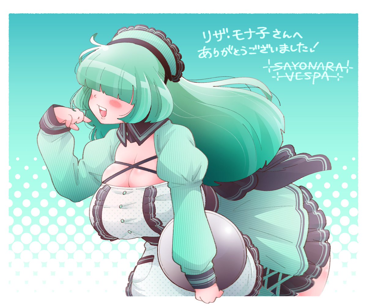 「今まで描いて描いていただいた眠兎千夜子さんです。本当にありがとうございます～!か」|モナ子のイラスト