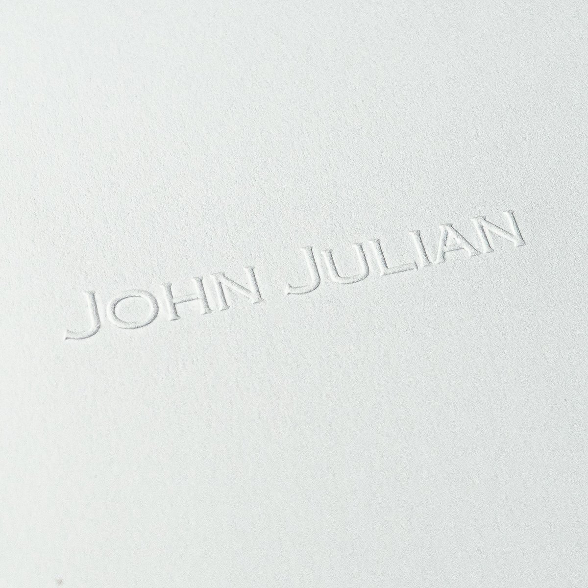 Embossing creates a raised surface whilst debossing presses below the surface. This technique complete with beautiful thick card stocks creates an elegant finish to any design. 

Sometimes less really is more.