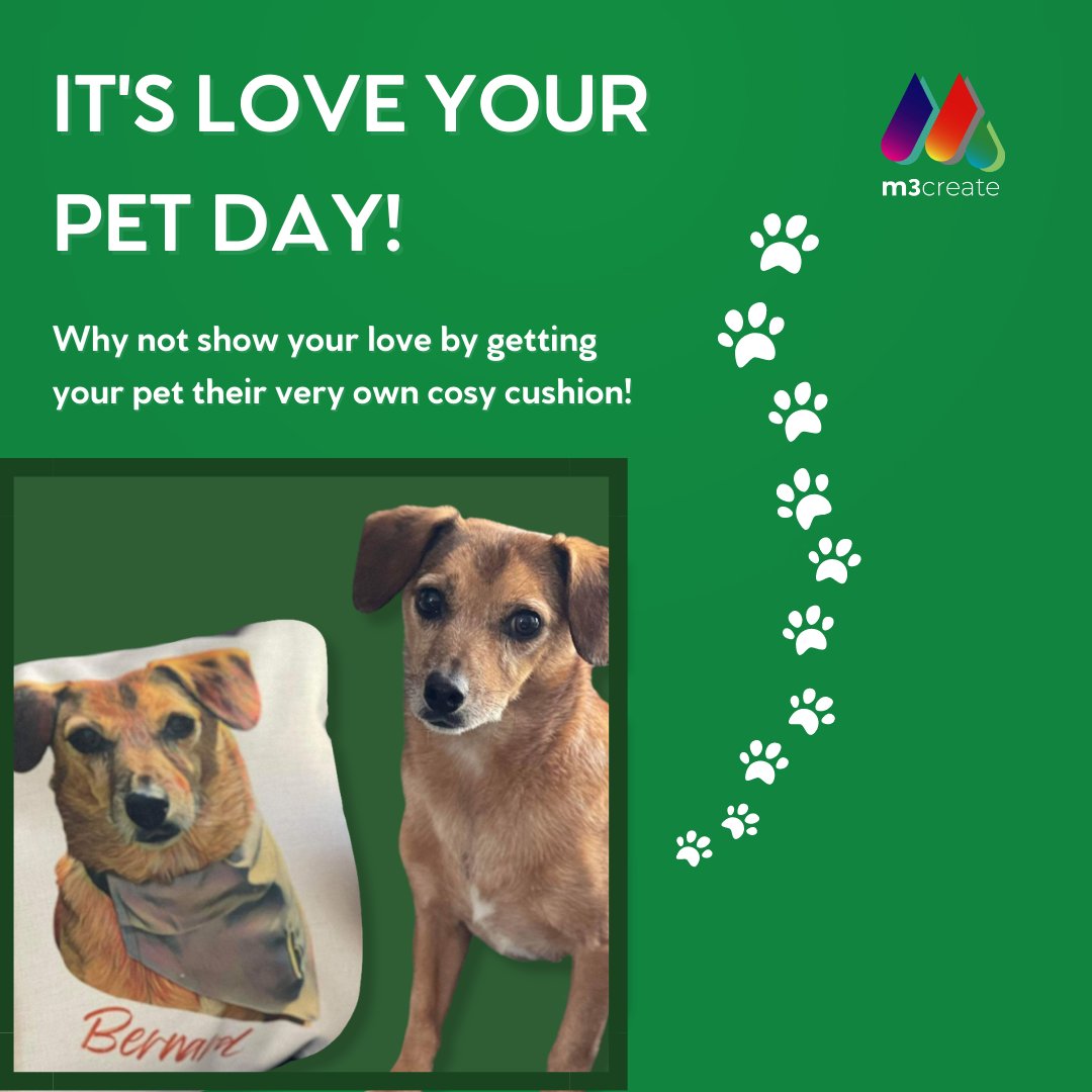 Show your little loved one some love today! 🐶

#pet #dog #cat #rabbit #nationalloveyourpetday #loveyourpet #nationalpet #petday #design #print #art #custom #petportrait #portrait #animal #apparel #merchandise #paper #ink #digital #graphicdesign