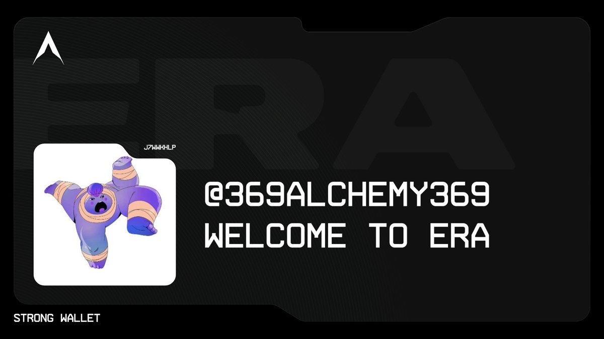 Welcome @369alchemy369

Your application for @OfficialEraNft has been approved.