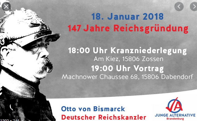 🧵Wohin will die #AfD zurück?
Der historische Nationalsozialismus ist nur für einige in der AfD ein Sehnsuchtsort. Immer deutlicher zeigt sich, dass man sich innerhalb der Partei auf das Deutsche Reich, Preußen und Bismarck als Vision einigen kann.