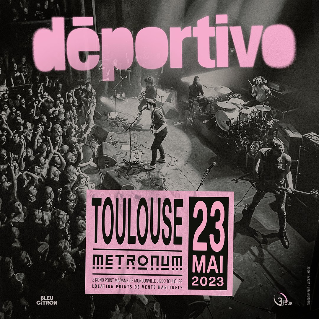 #Deportivo c'est le 23 mai 2023 au Metronum #toulouse Billetterie : spectacles.bleucitron.net/reserver/depor…