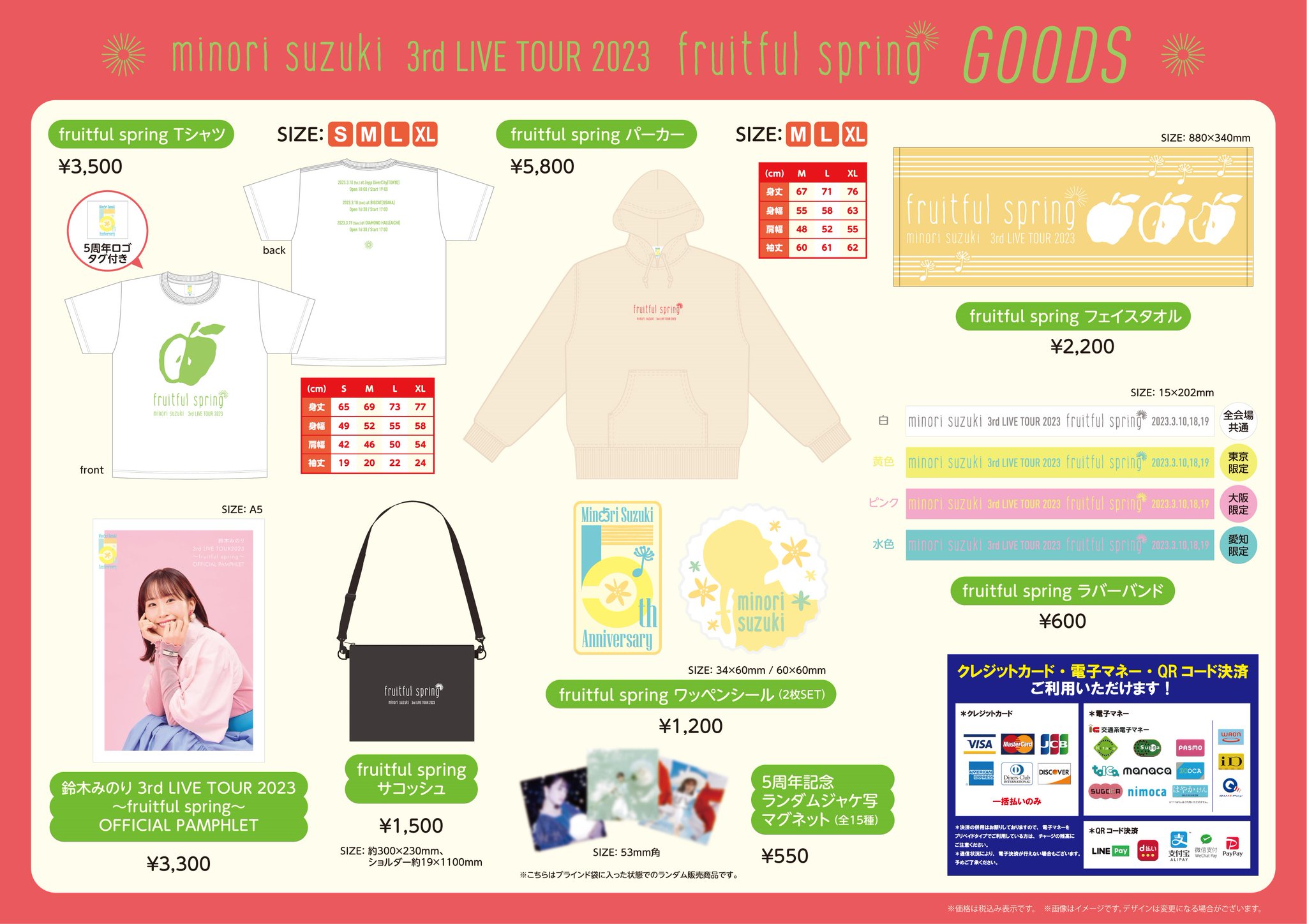 鈴木みのり3rdライブツアーパンフレット 鈴木みのり3rd LIVE TOUR 2023 ~fruitful spring~オフィシャル