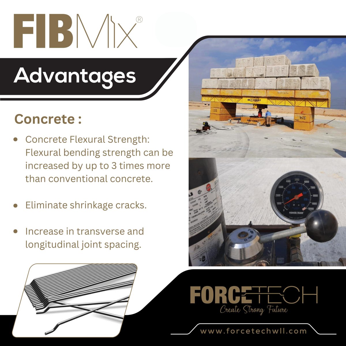fibmix's tweet image. FIBMIX Advantages
#forcetech #fibmix #steelfiber #concrete #reinforcedconcrete #reinfocement