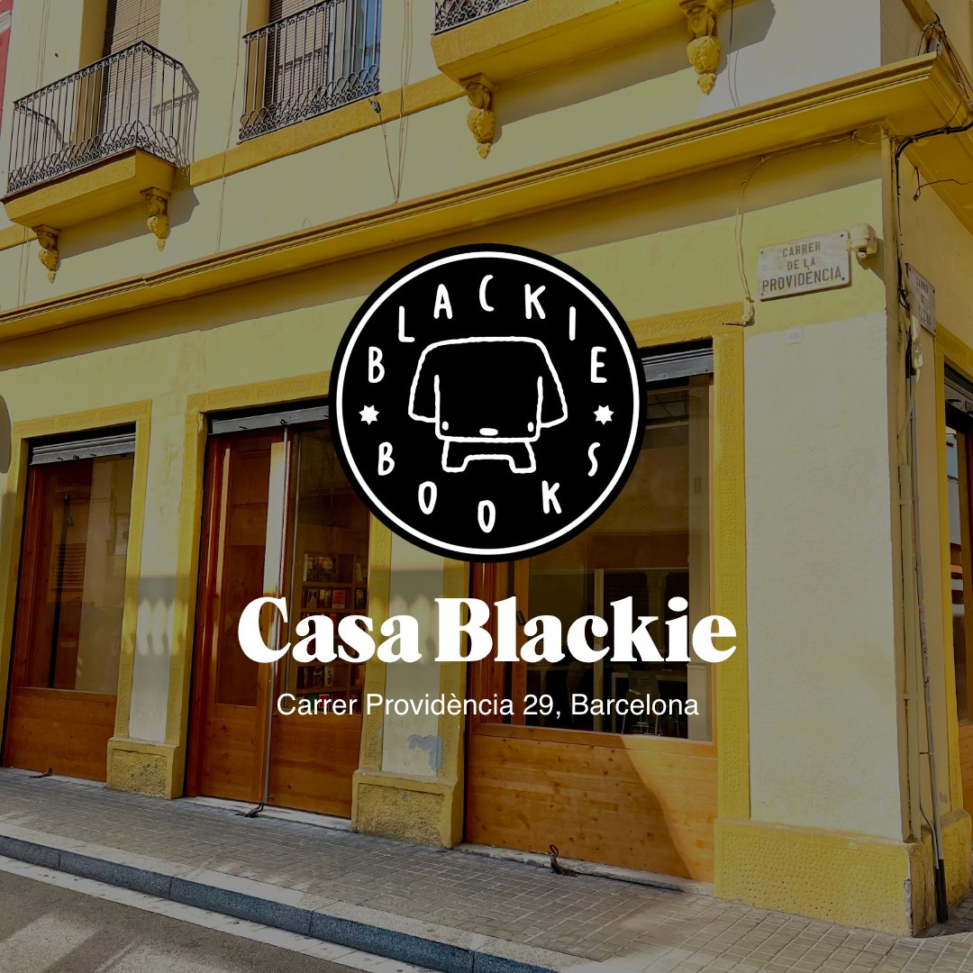 BlackieBooks's tweet photo. El divendres vam anunciar una cosa molt important que portem preparant amb molta il·lusió fa mesos.

Estem a punt d'obrir les portes de CASA BLACKIE! https://t.co/1cCTI7nkU3