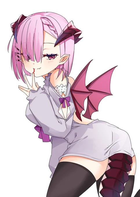 吸血ドラゴンの角の形について無限に考える日になっていた 