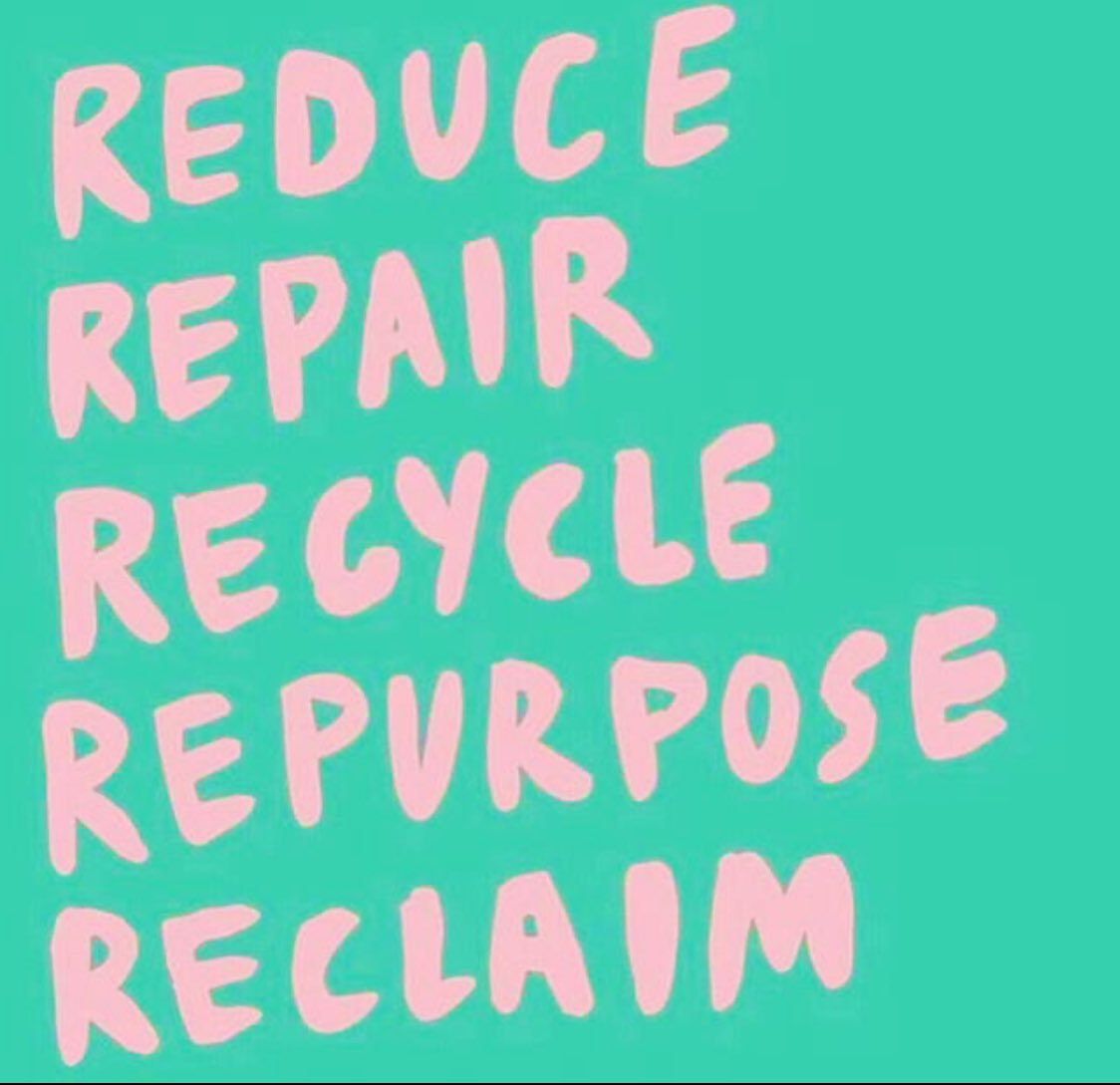 Not three, but five R's. Agree?

Like and RT if you do

#climate #sustainability #environment #planet