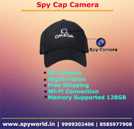 Spy Cap Camera for Personal Security. Wi-Fi connection with full Night-Vision Camera. 24/7 customer-care support.
#capcamera #spycapcamera #capspycamera #wireless #WIFI #camera #hidden #security #khufiya #buy #spyshoponline #spycameraindia #spyworld #onlineshopping #sale #shopnow