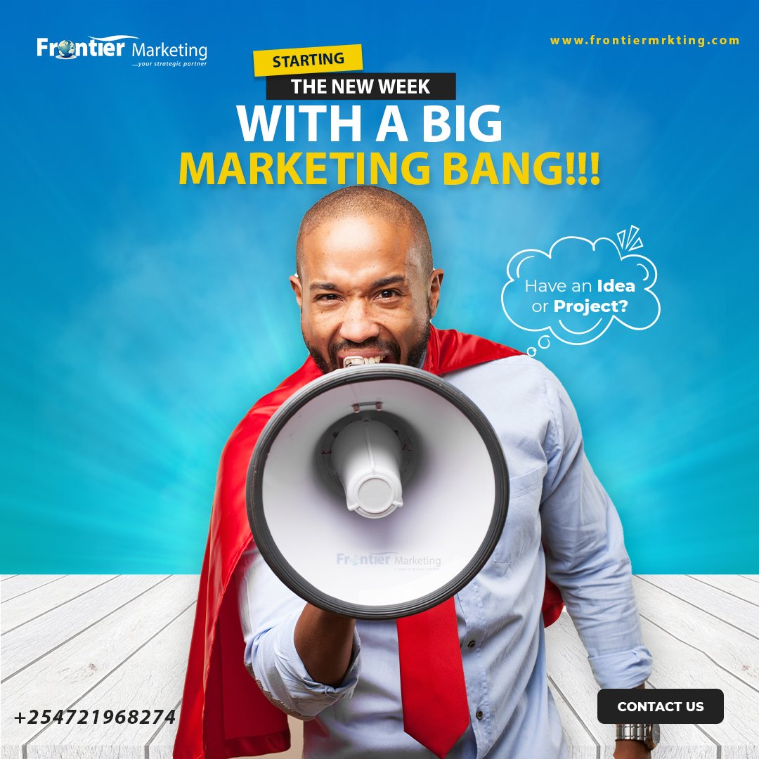 frontier_ltd's tweet photo. When Monday hits, we hit back twice as hard! ☕️ Mondays are tough, but our marketing team is tougher! Let's get to work!

https://t.co/R3hN9W4vL7
#frontiermarketing
#marketingstrategy
#marketing
#branding https://t.co/i4MIFZhthi