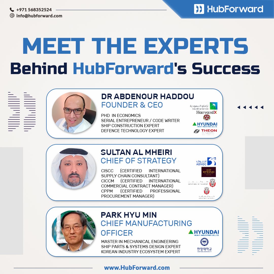 Meet the Experts Behind HubForward's Success 💡💻
Hubforward exclusive,  in-house industry experts are the pioneers behind our platform's success, and we are proud to have some of the most highly qualified professionals in the industry of High-Tech.