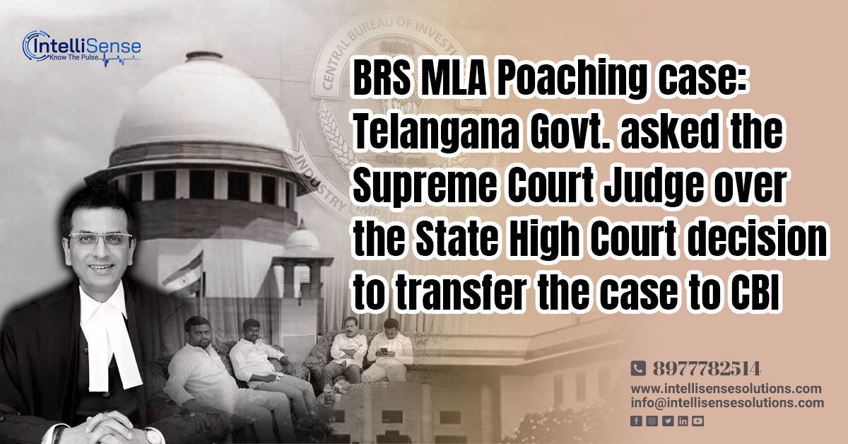 IntellisenseSo1's tweet photo. BRS MLA Poaching case: Telangana Govt. asked the Supreme Court Judge over the State High Court decision to transfer the case to CBI
To know more click here : https://t.co/xJqHnRT7qX
#TelanganaGovernment #BRSGovernment #CMKCR #BRS #MLAPoachingCase #AdaniGroups #BoxOffice #AskSRK https://t.co/fkDYqjrUdk
