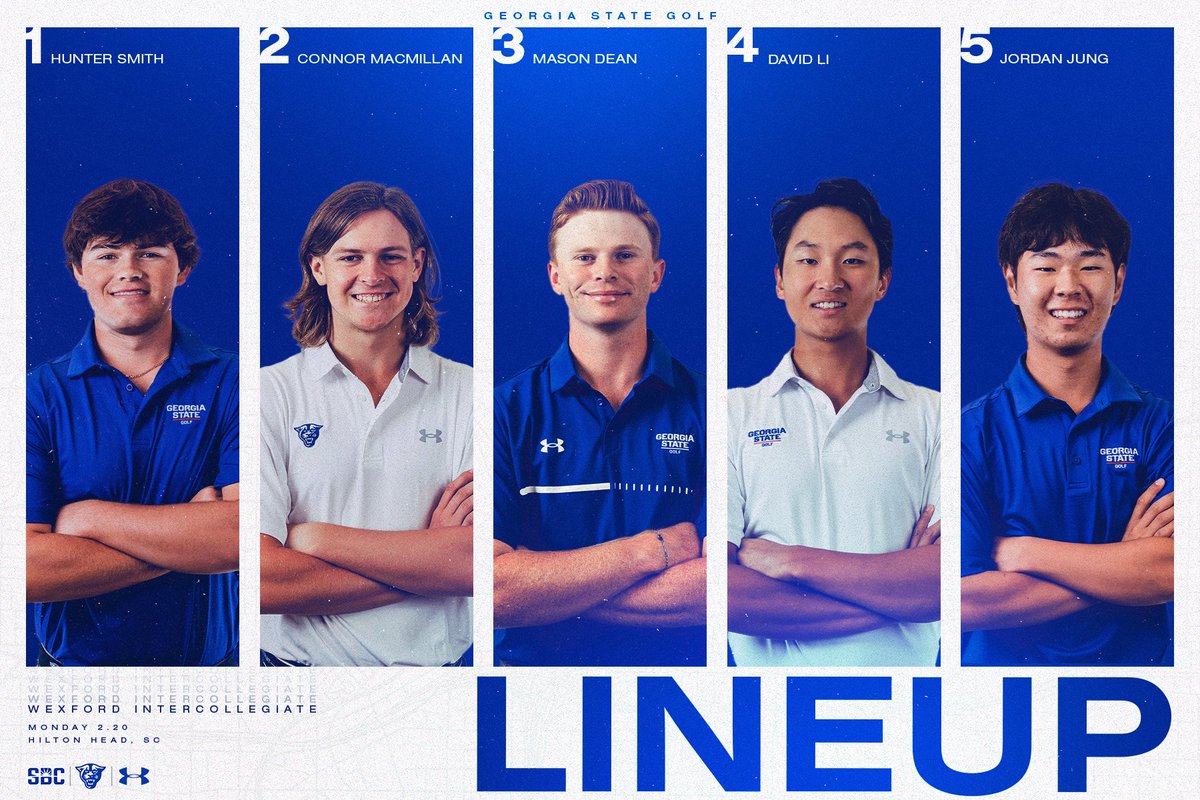 𝗧𝗲𝗲𝗶𝗻𝗴 𝗼𝗳𝗳 𝟮𝟬𝟮𝟯 ⛳️

Men’s golf opens the spring at the Wexford Intercollegiate– tee time is 8:30 a.m.❕

📍 Hilton Head, S.C.
⌚️ 8:30 a.m. ET
📊 bit.ly/3k8sw5N 

#OurCity